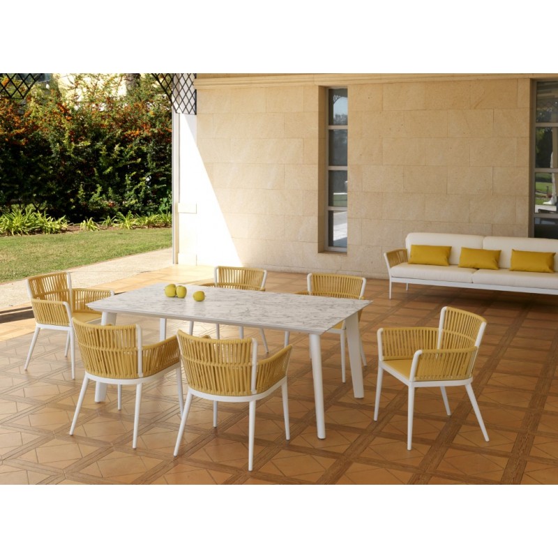 Conjunto de mesa y sillas para terraza en Madrid | Muebles Valencia®